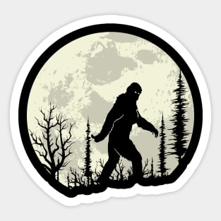 Full Moon BigFoot Sticker